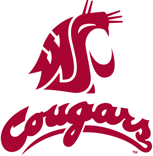 Washington State Cougars 1995-2010 Alternate Logo vinyl decal